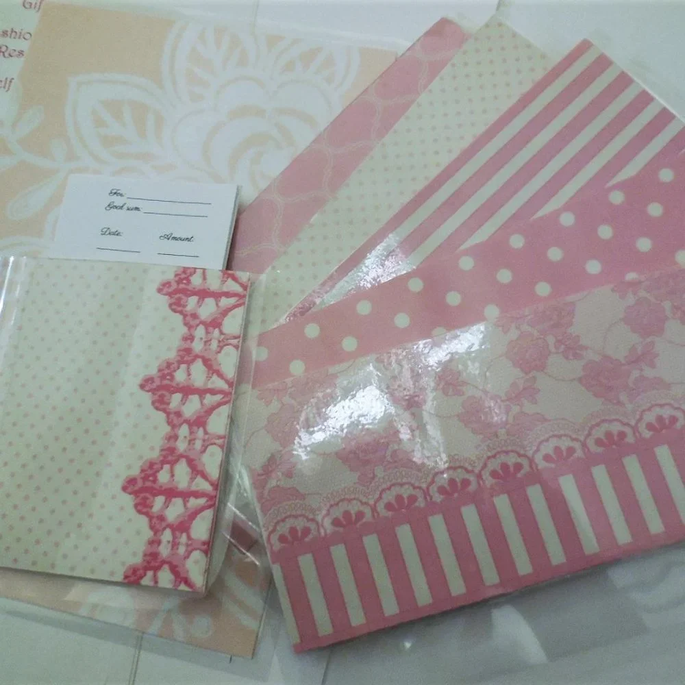 5 Cash Envelopes Laminated Set for budgeting and saving money